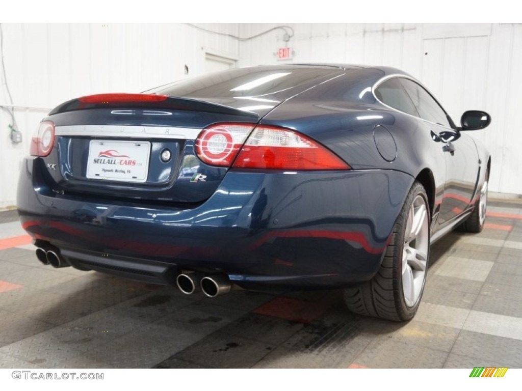 2008 XK XKR Coupe - Indigo Metallic / Ivory/Slate photo #8
