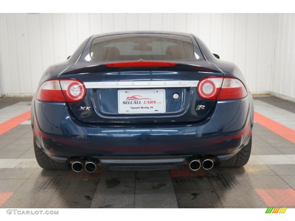 2008 XK XKR Coupe - Indigo Metallic / Ivory/Slate photo #9