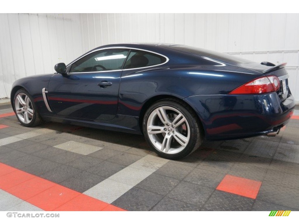 2008 XK XKR Coupe - Indigo Metallic / Ivory/Slate photo #11