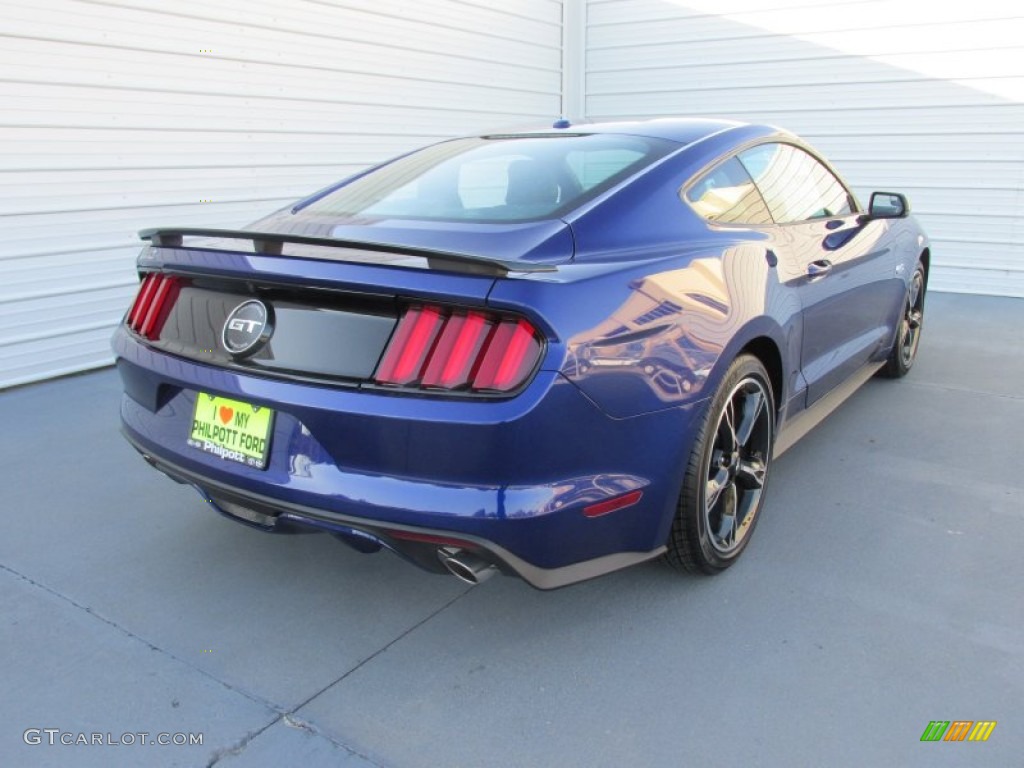 2016 Mustang GT/CS California Special Coupe - Deep Impact Blue Metallic / California Special Ebony Black/Miko Suede photo #4