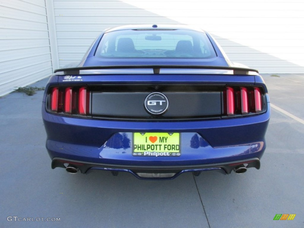 2016 Mustang GT/CS California Special Coupe - Deep Impact Blue Metallic / California Special Ebony Black/Miko Suede photo #5