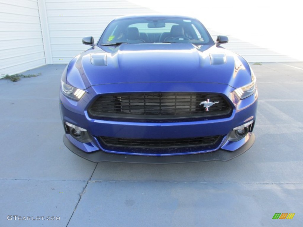 2016 Mustang GT/CS California Special Coupe - Deep Impact Blue Metallic / California Special Ebony Black/Miko Suede photo #8