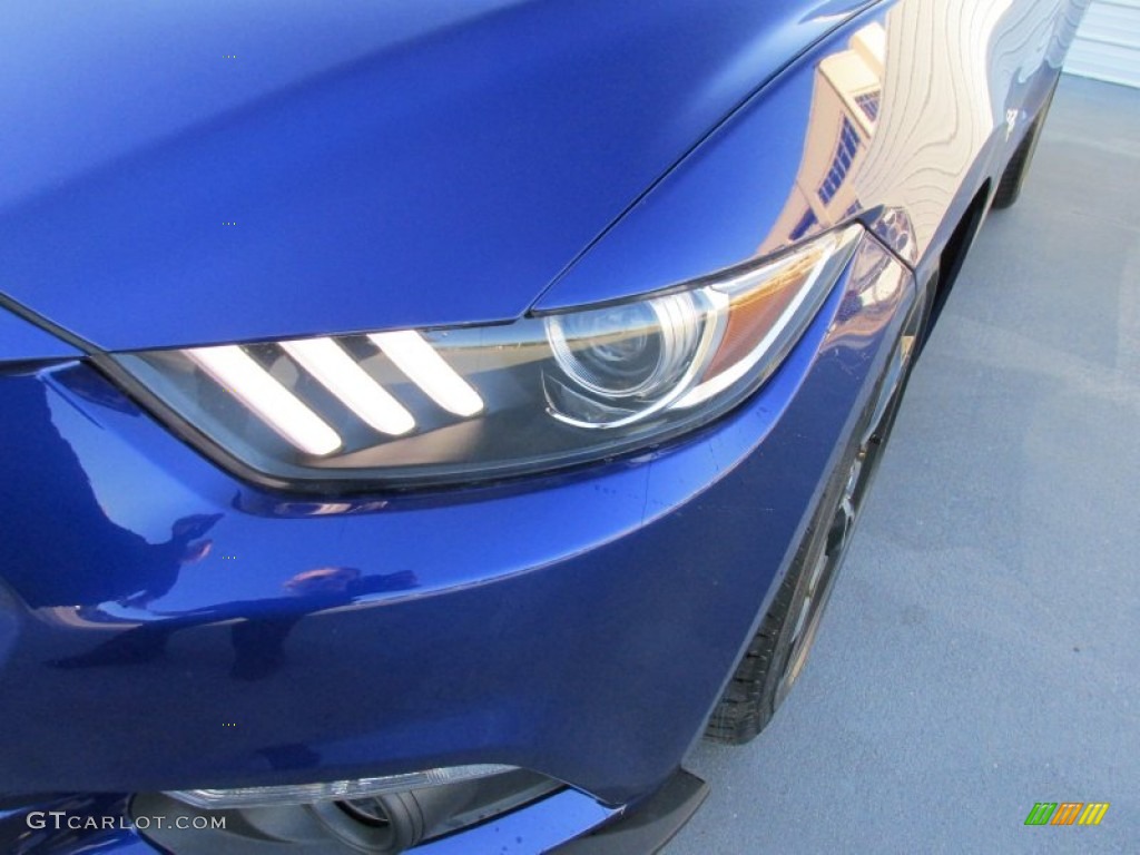 2016 Mustang GT/CS California Special Coupe - Deep Impact Blue Metallic / California Special Ebony Black/Miko Suede photo #9