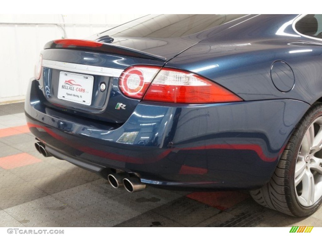 2008 XK XKR Coupe - Indigo Metallic / Ivory/Slate photo #63