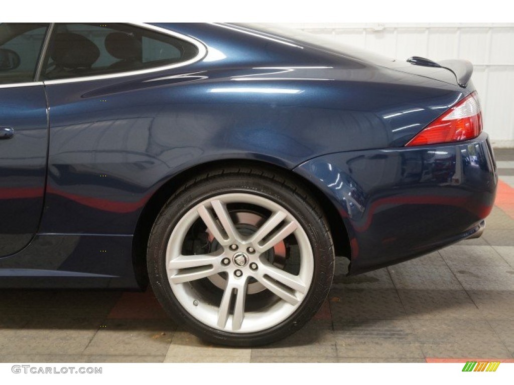 2008 XK XKR Coupe - Indigo Metallic / Ivory/Slate photo #65