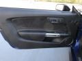 California Special Ebony Black/Miko Suede 2016 Ford Mustang GT/CS California Special Coupe Door Panel