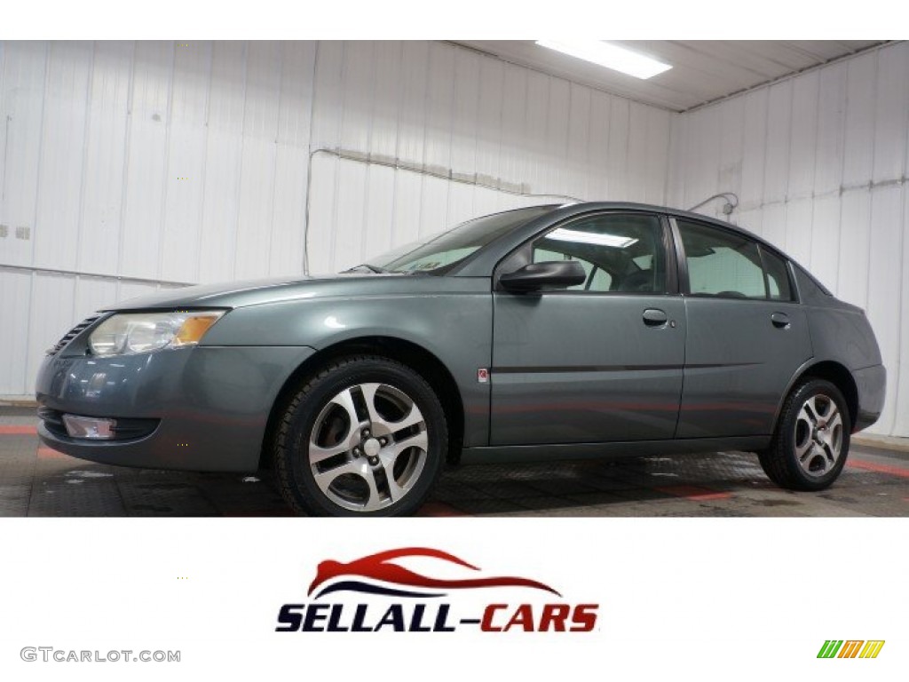 2005 ION 3 Sedan - Storm Gray / Gray photo #1