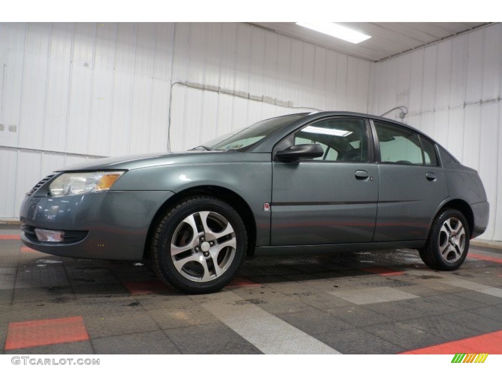 2005 ION 3 Sedan - Storm Gray / Gray photo #2