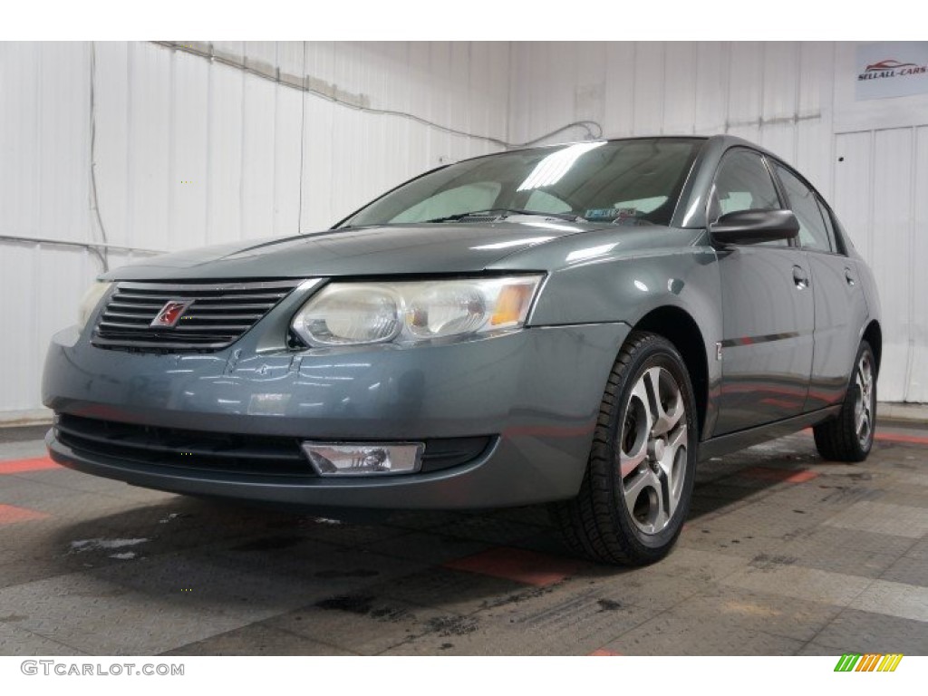 2005 ION 3 Sedan - Storm Gray / Gray photo #3