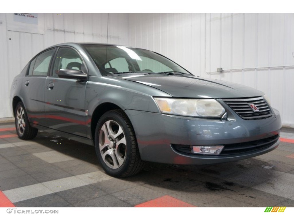 2005 ION 3 Sedan - Storm Gray / Gray photo #5