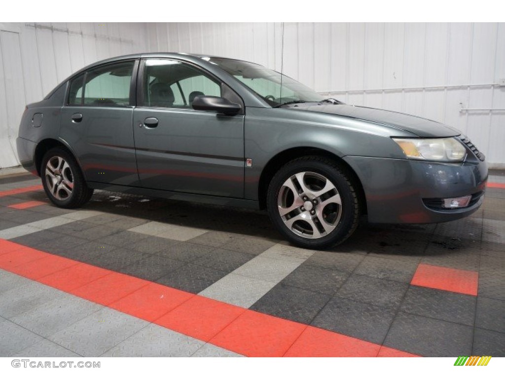 2005 ION 3 Sedan - Storm Gray / Gray photo #6