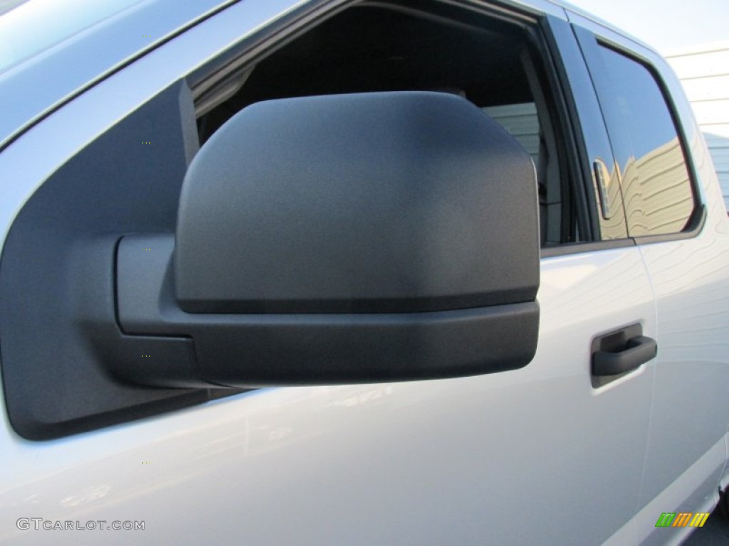 2015 F150 XLT SuperCab - Ingot Silver Metallic / Medium Earth Gray photo #12