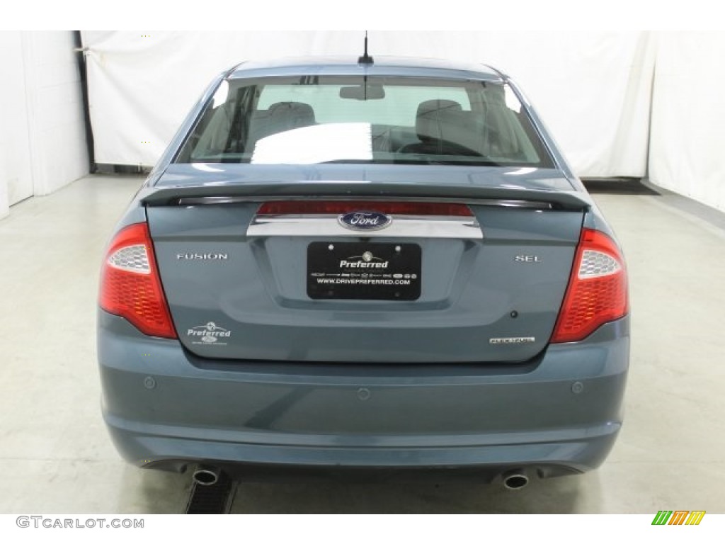 2012 Fusion SEL V6 - Steel Blue Metallic / Charcoal Black photo #5