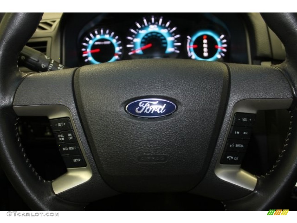 2012 Fusion SEL V6 - Steel Blue Metallic / Charcoal Black photo #27