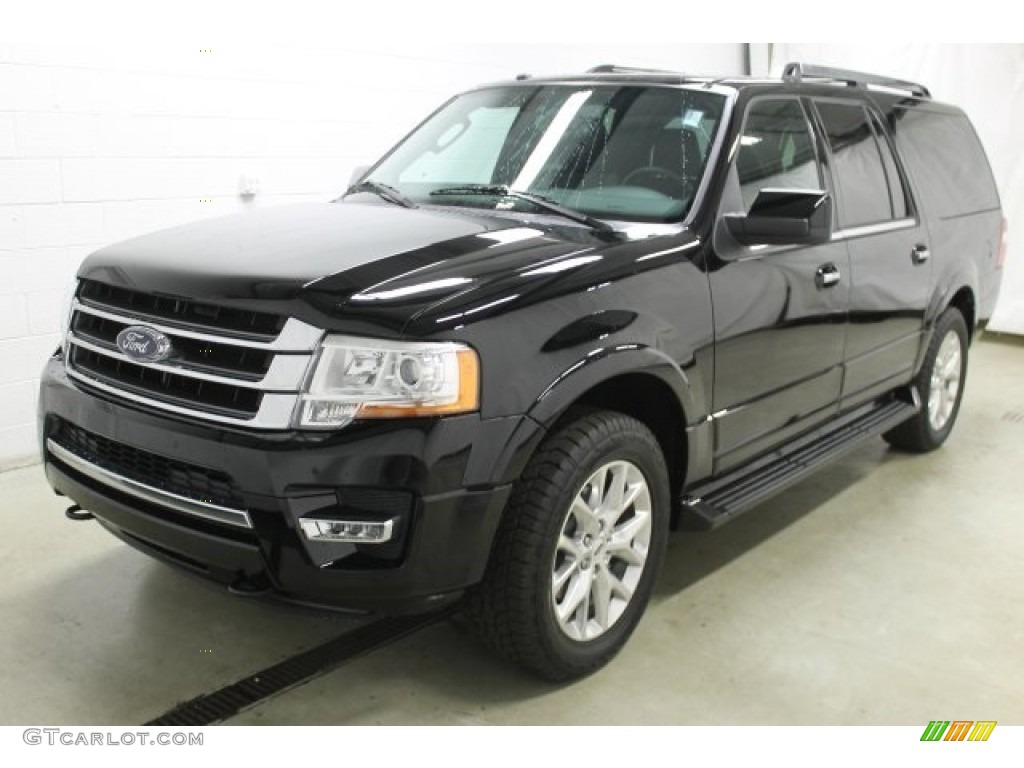 Shadow Black Metallic 2016 Ford Expedition EL Limited 4x4 Exterior Photo #107949880