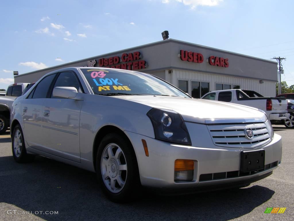 2003 CTS Sedan - Sterling Silver / Ebony photo #1