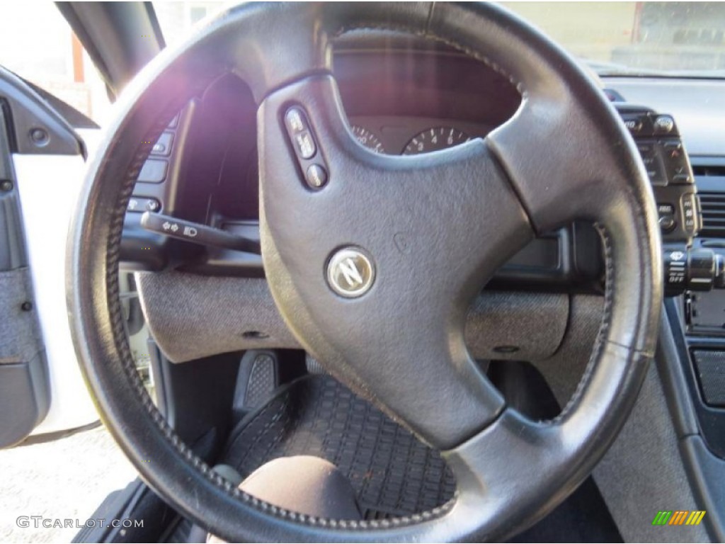 1990 Nissan 300ZX GS Black Steering Wheel Photo #107954795
