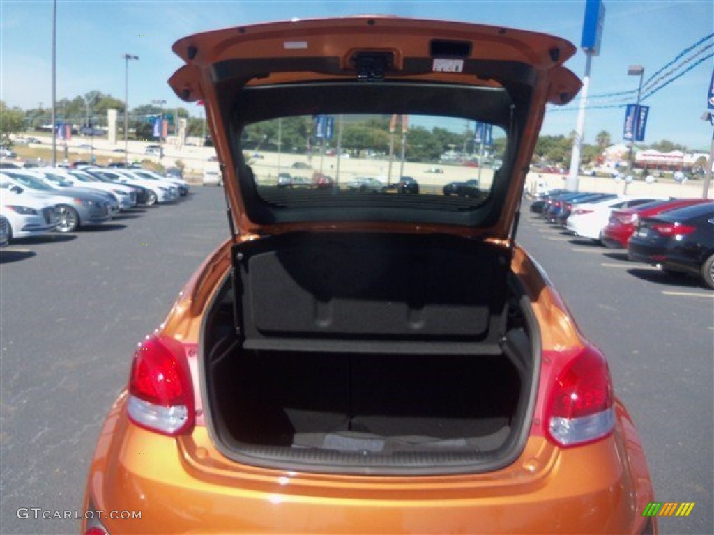 2016 Veloster Turbo - Vitamin C / Black photo #17