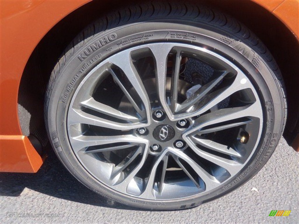2016 Veloster Turbo - Vitamin C / Black photo #19