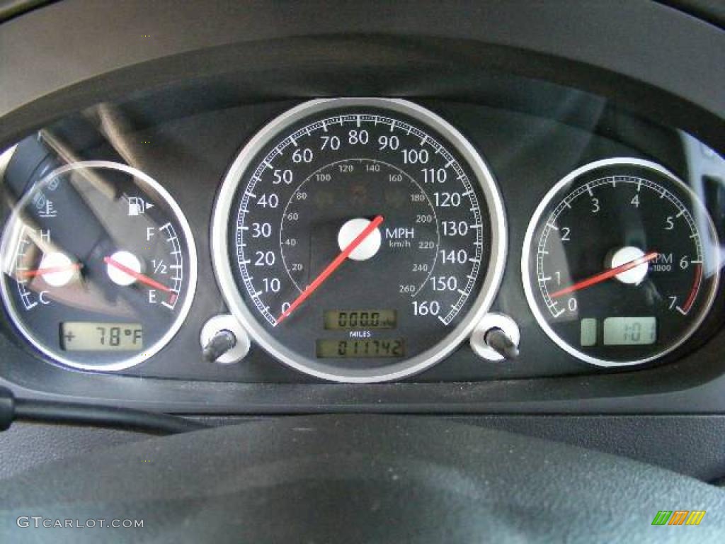 2007 Chrysler Crossfire Roadster Gauges Photo #10795740