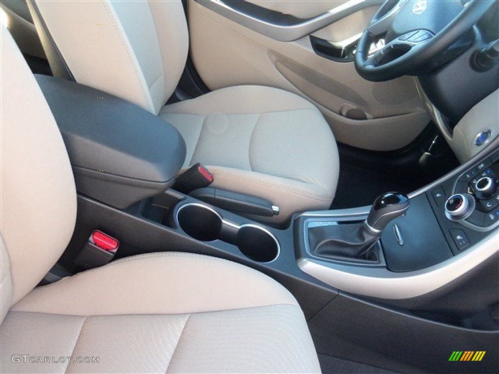 2016 Elantra Value Edition - White / Beige photo #13