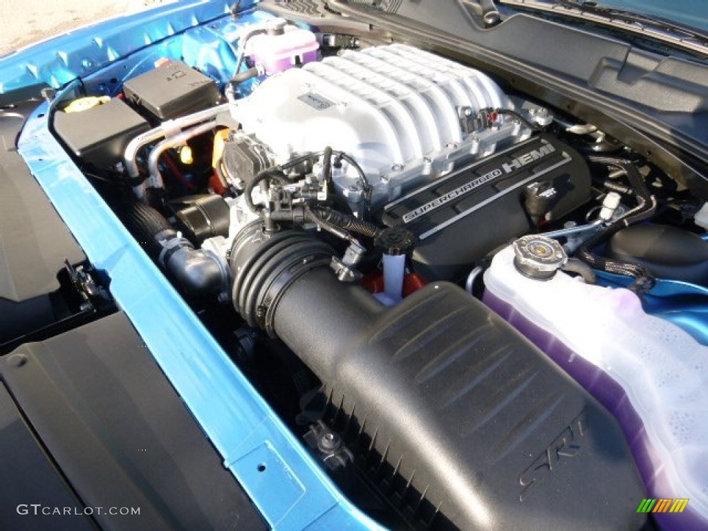 2016 Challenger SRT Hellcat - B5 Blue Pearl / Black photo #16