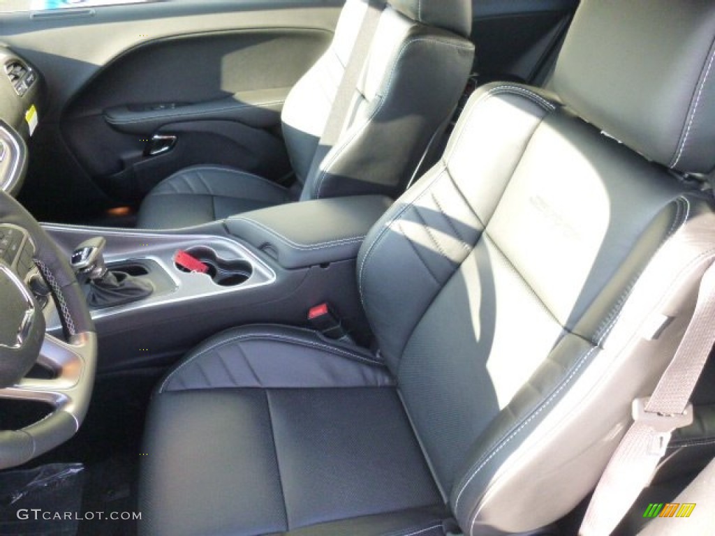 Black Interior 2016 Dodge Challenger SRT Hellcat Photo #107958001