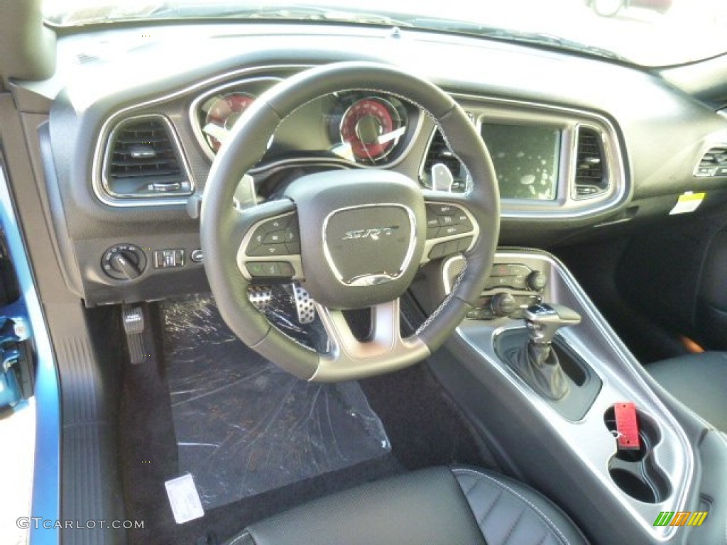 Black Interior 2016 Dodge Challenger SRT Hellcat Photo #107958044