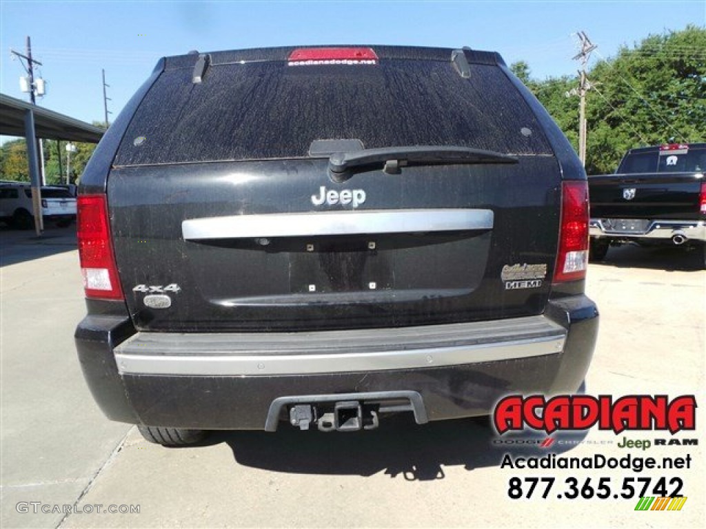 2007 Grand Cherokee Overland 4x4 - Black / Medium Slate Gray photo #6