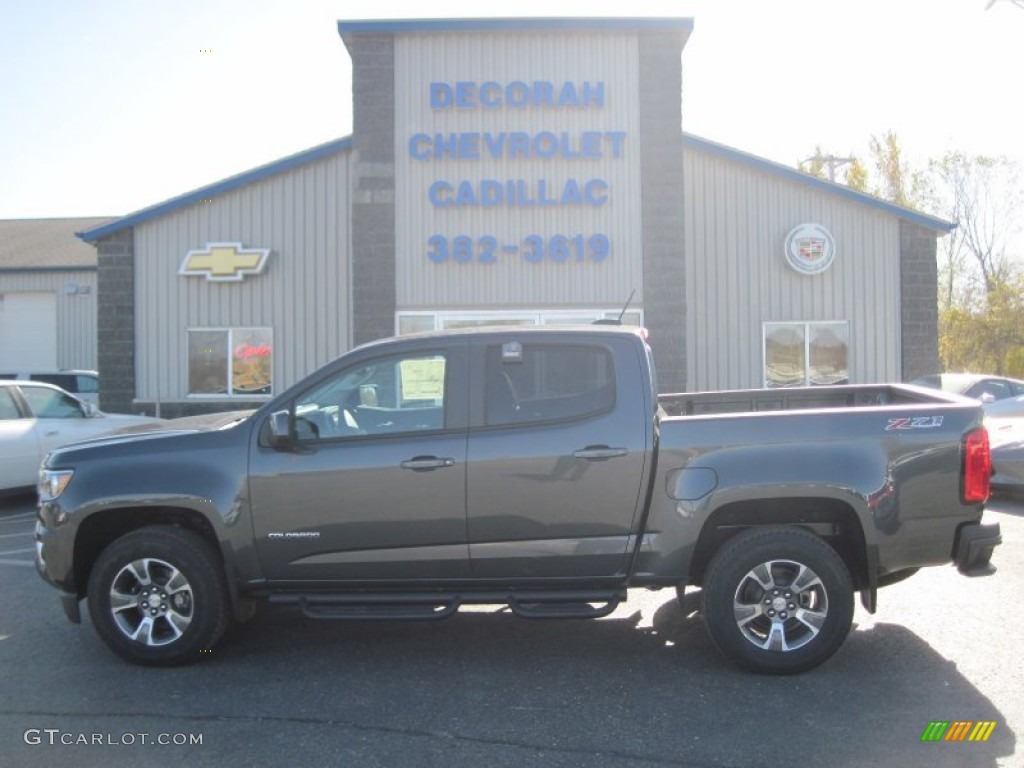 Cyber Gray Metallic Chevrolet Colorado