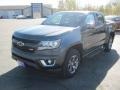 2016 Cyber Gray Metallic Chevrolet Colorado Z71 Crew Cab 4x4  photo #2