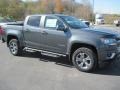 Cyber Gray Metallic 2016 Chevrolet Colorado Z71 Crew Cab 4x4 Exterior