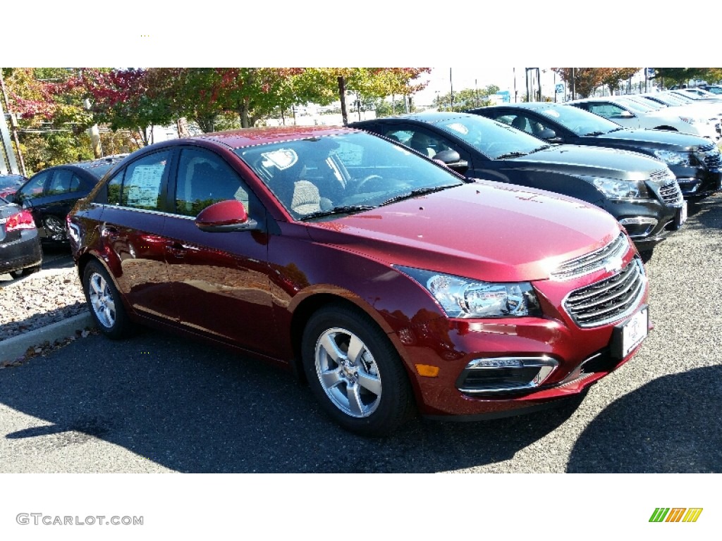 2016 Cruze Limited LT - Siren Red Tintcoat / Brownstone photo #2