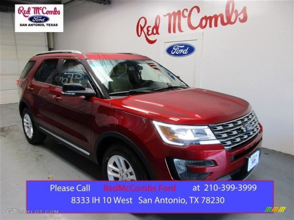 Ruby Red Metallic Tri-Coat Ford Explorer