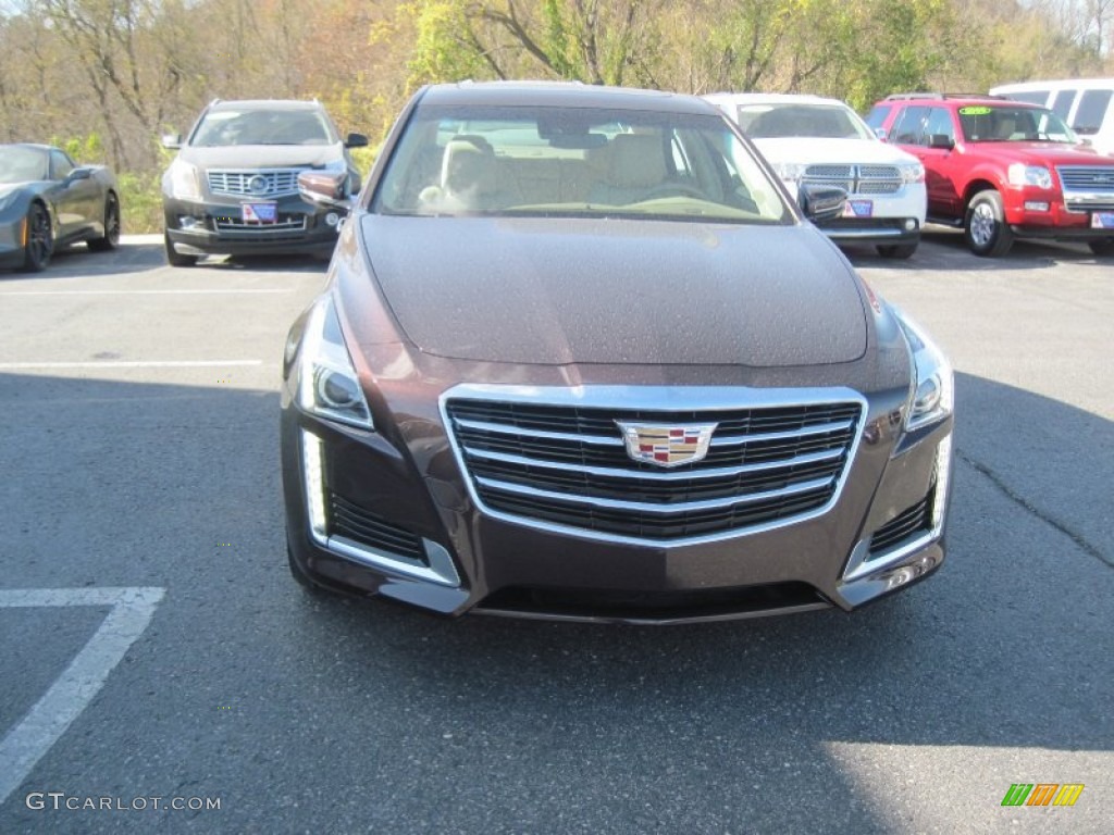 2016 CTS 2.0T Luxury AWD Sedan - Cocoa Bronze Metallic / Light Cashmere/Medium Cashmere photo #2