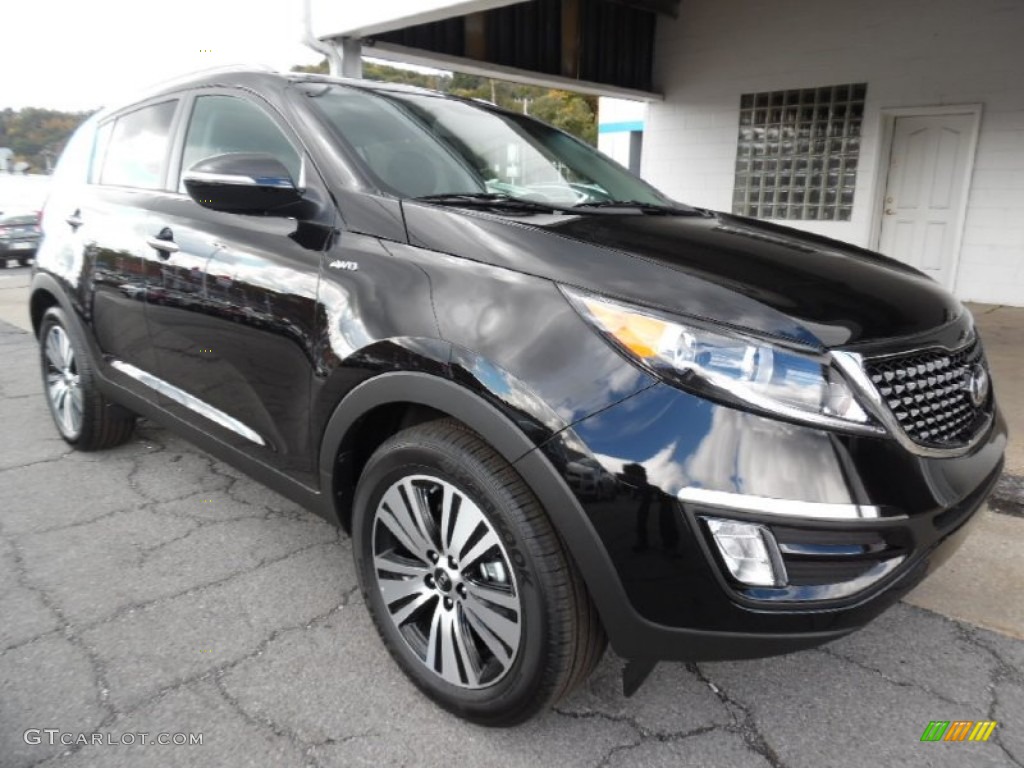Black Cherry 2016 Kia Sportage EX AWD Exterior Photo #107961188