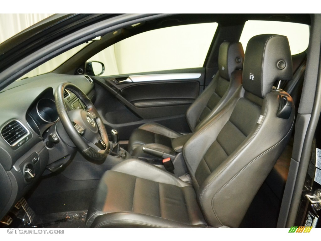 2013 Golf R 2 Door 4Motion - Deep Black Pearl Metallic / Titan Black photo #13