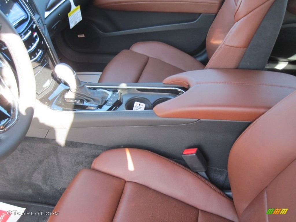 Kona Brown Interior 2016 Cadillac ATS 2.0T Premium AWD Coupe Photo #107963059