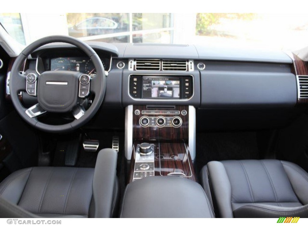 2014 Range Rover Supercharged - Santorini Black Metallic / Ebony/Ebony photo #4