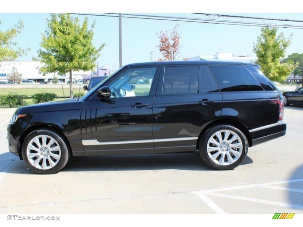 2014 Range Rover Supercharged - Santorini Black Metallic / Ebony/Ebony photo #8