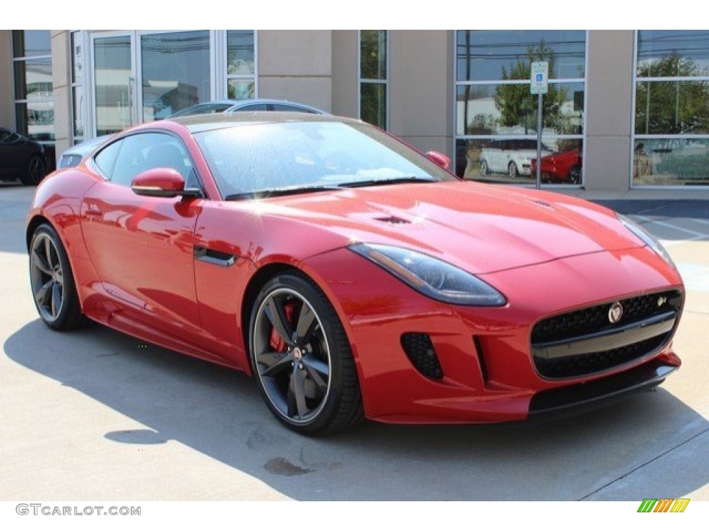 Caldera Red 2016 Jaguar F-TYPE R Coupe Exterior Photo #107964482