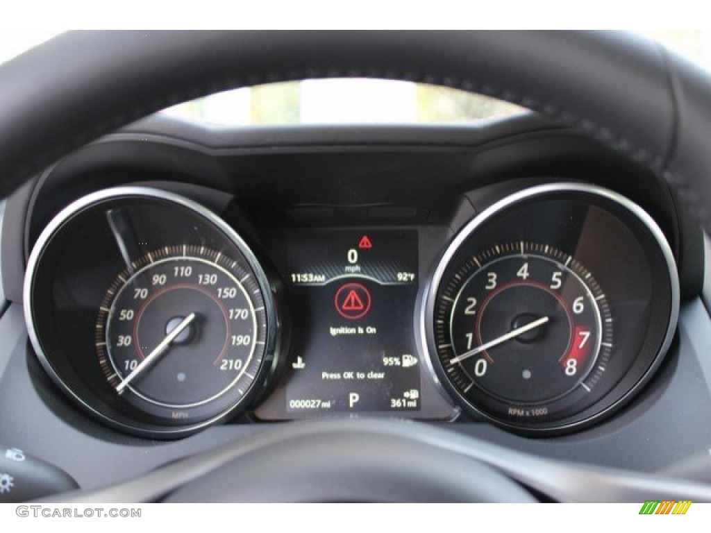 2016 Jaguar F-TYPE R Coupe Gauges Photo #107964797