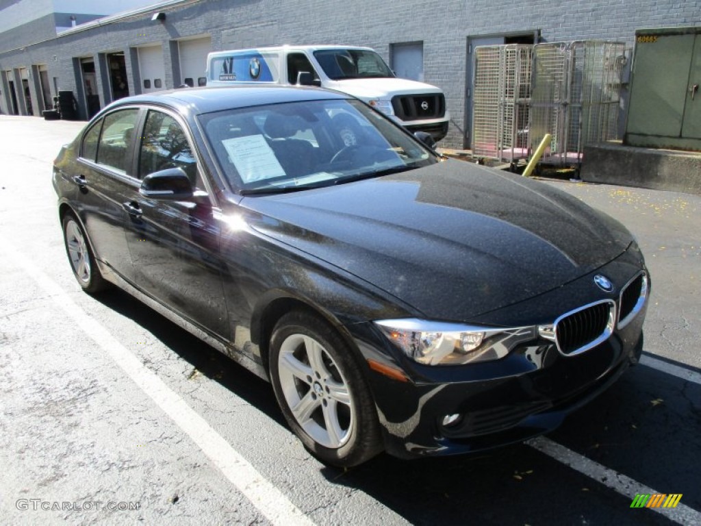 2015 3 Series 320i xDrive Sedan - Jet Black / Black photo #7