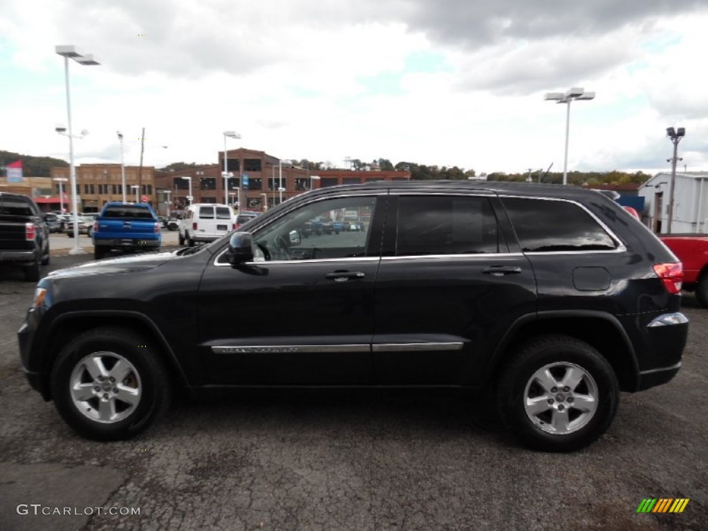 2012 Grand Cherokee Laredo 4x4 - Maximum Steel Metallic / Black photo #7