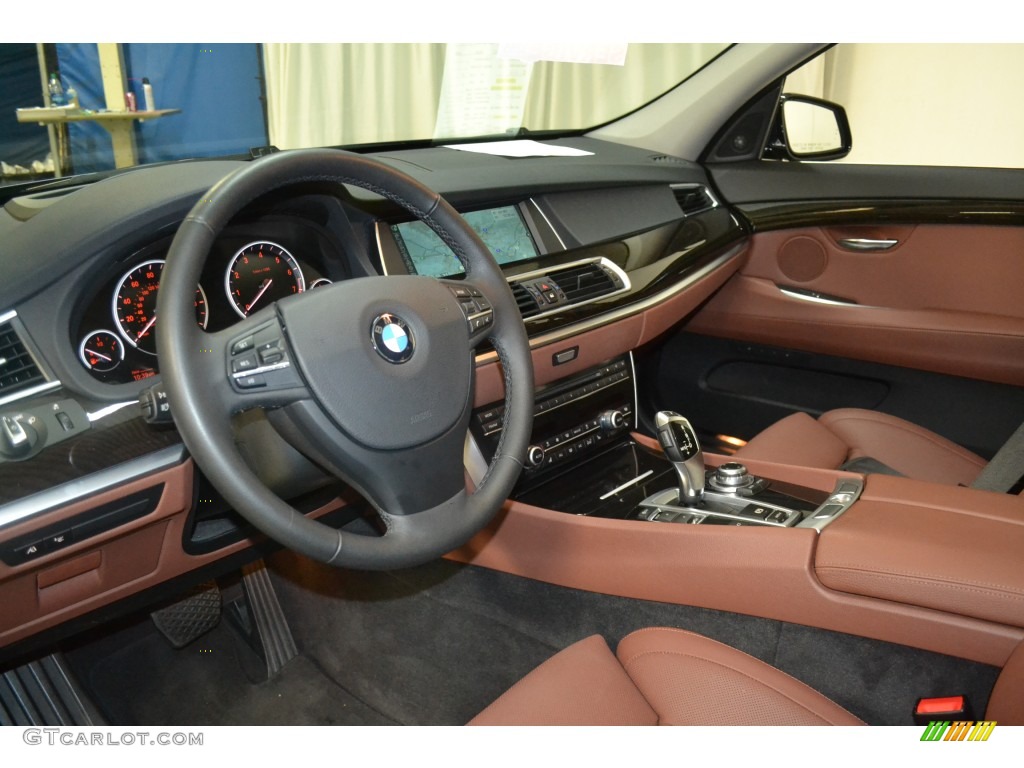 Cinnamon Brown Interior 2013 BMW 5 Series 535i Gran Turismo Photo #107967063