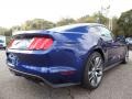 2016 Deep Impact Blue Metallic Ford Mustang EcoBoost Premium Coupe  photo #2