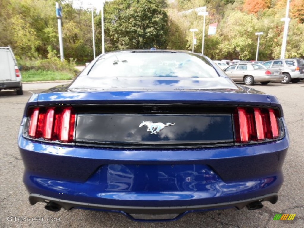 2016 Mustang EcoBoost Premium Coupe - Deep Impact Blue Metallic / Ebony photo #3