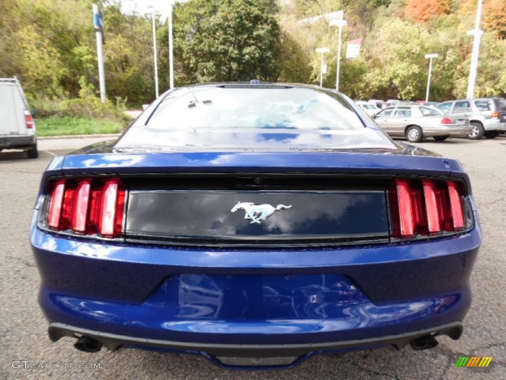 Deep Impact Blue Metallic 2016 Ford Mustang EcoBoost Premium Coupe Exterior Photo #107967854