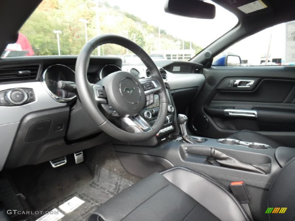 2016 Mustang EcoBoost Premium Coupe - Deep Impact Blue Metallic / Ebony photo #12