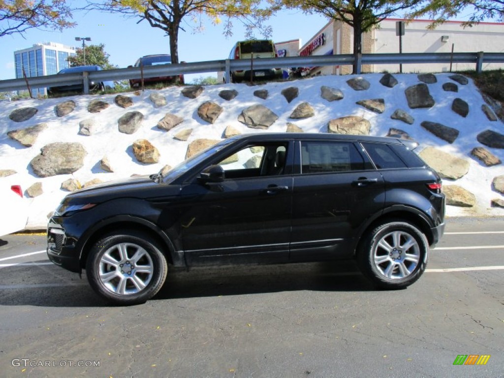 Santorini Black Metalllic 2016 Land Rover Range Rover Evoque SE Exterior Photo #107969483
